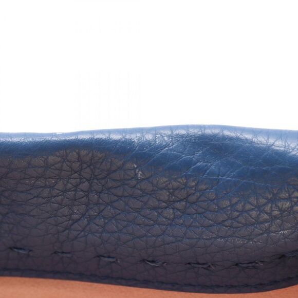 Fendi Handbag Peekaboo Regular Blue Leather Selleria Peekaboo Regular Ladies - Picture 10 of 11